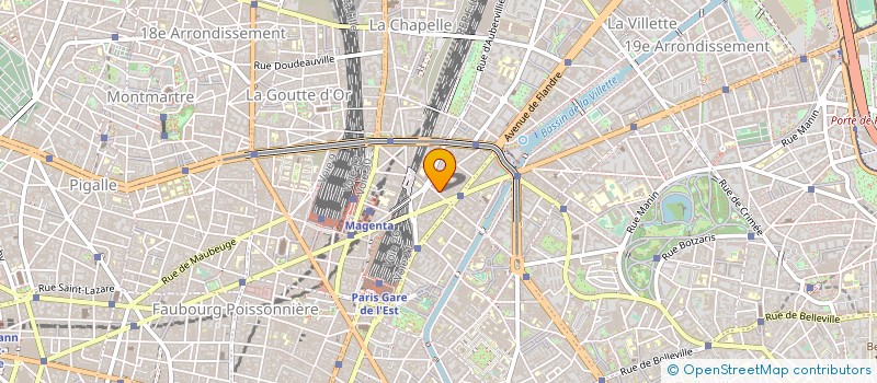 localisation de l'entreprise INTERNATIONAL CONSTRUCTION BATIMENT à PARIS