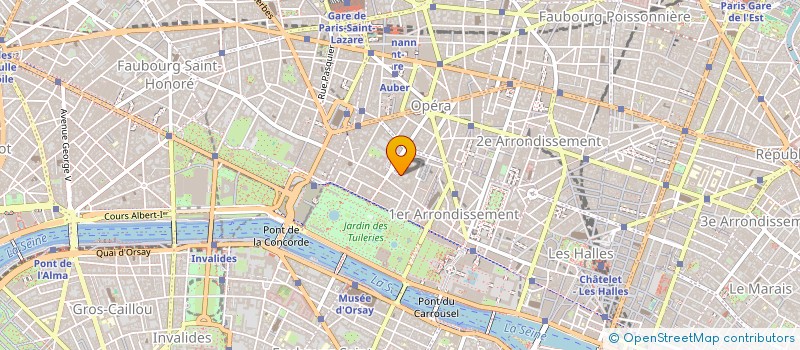 localisation de l'entreprise INTERNATIONAL CONSTRUCTIONS EST à PARIS