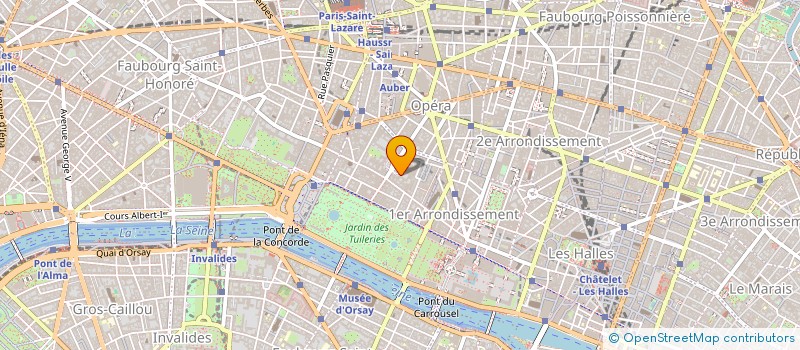 localisation de l'entreprise INTERNATIONAL CONSTRUCTIONS SARL à PARIS