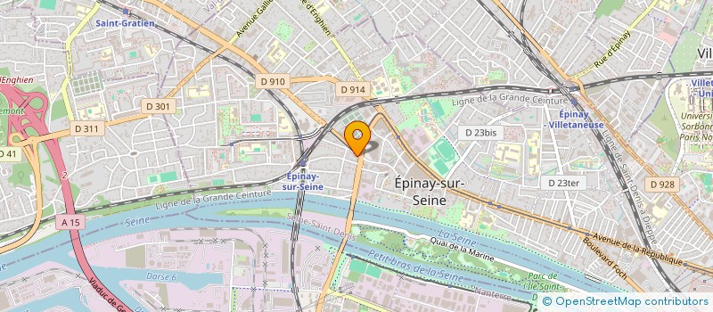 localisation de l'entreprise INTERNATIONAL CONTROLE SECURITE PRIVEE à EPINAY-SUR-SEINE