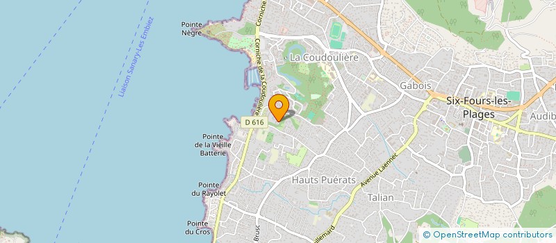 localisation de l'entreprise INTERNATIONAL DANCE COMPANY à SIX-FOURS-LES-PLAGES