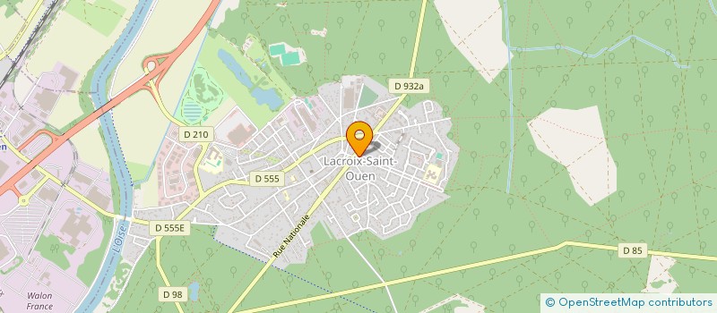 localisation de l'entreprise INTERNATIONAL DANGEROUS CARGO à LACROIX-SAINT-OUEN