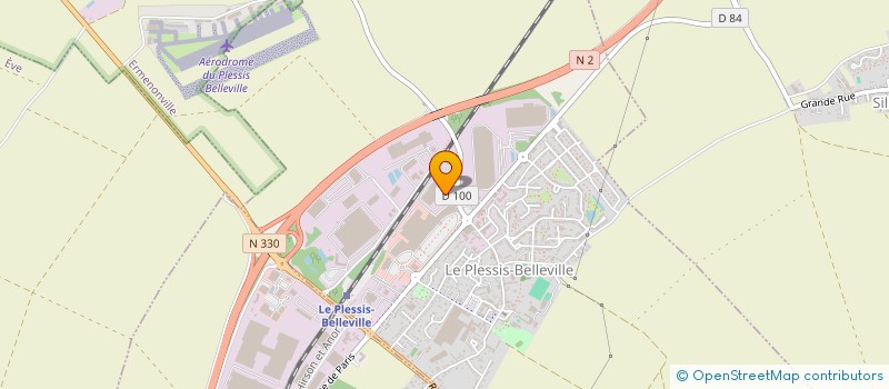 localisation de l'entreprise INTERNATIONAL DESIGN  LE PLESSIS-BELLEVILLE