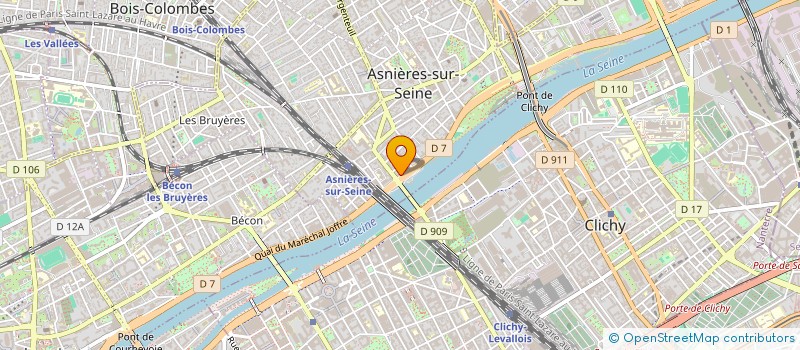 localisation de l'entreprise INTERNATIONAL DESIGN ACTIS SARL  ASNIERES-SUR-SEINE