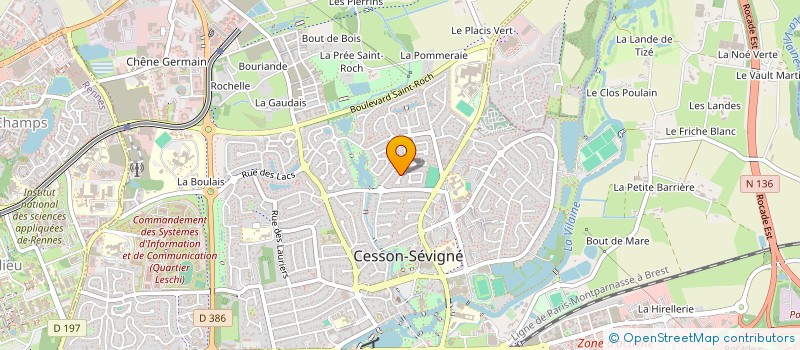 localisation de l'entreprise INTERNATIONAL DEVELOPMENT AND SERVICES+ à CESSON-SEVIGNE