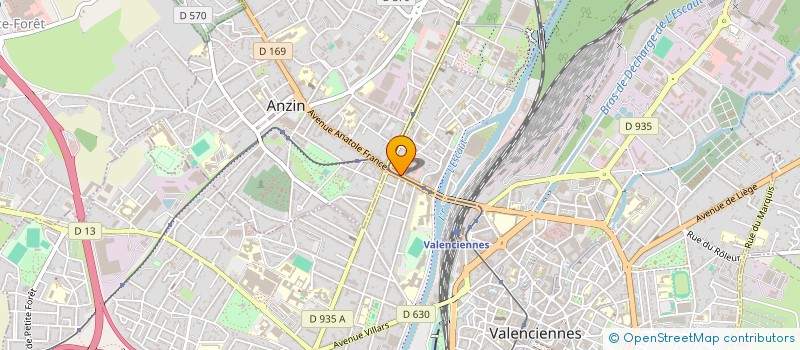 localisation de l'entreprise INTERNATIONAL DISCOUNT GAGE ACTIVITE à VALENCIENNES