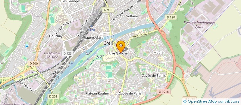 localisation de l'entreprise INTERNATIONAL DISTRIBUTION à CREIL