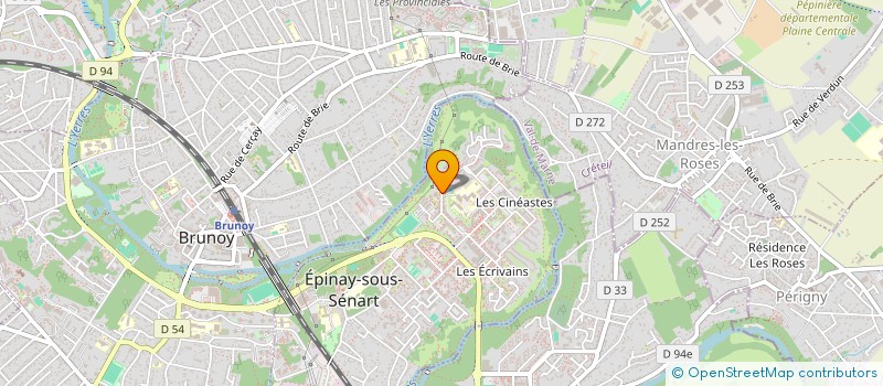 localisation de l'entreprise INTERNATIONAL EVENT  EPINAY-SOUS-SENART