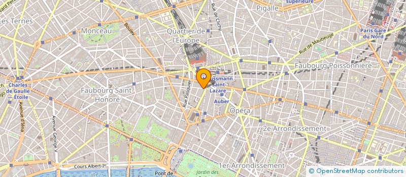 localisation de l'entreprise INTERNATIONAL FAST CO  PARIS