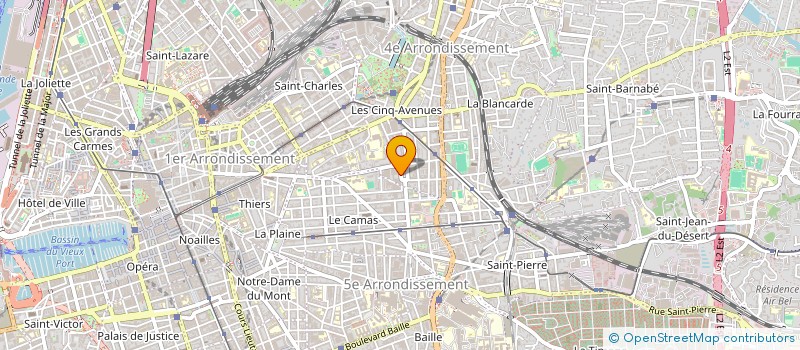 localisation de l'entreprise INTERNATIONAL FIBER COMPANY à MARSEILLE