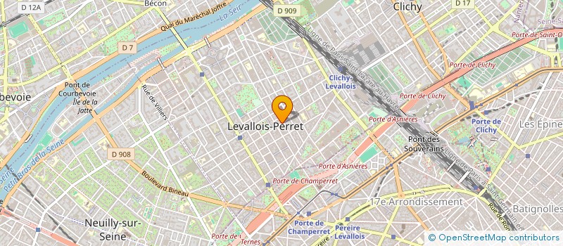 localisation de l'entreprise INTERNATIONAL FILMS AGENCY à LEVALLOIS-PERRET