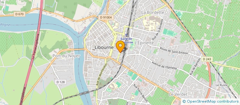 localisation de l'entreprise INTERNATIONAL FINANCE  LIBOURNE