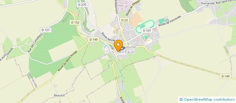 localisation de l'entreprise INTERNATIONAL FOOD AND BUSINESS  BACQUEVILLE-EN-CAUX