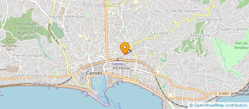 localisation de l'entreprise INTERNATIONAL FRAGANCES MARKET à CANNES