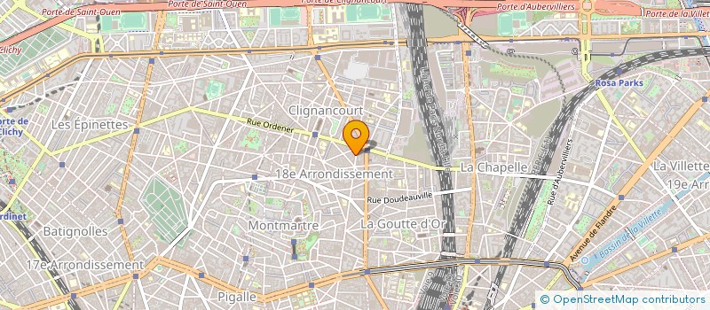 localisation de l'entreprise INTERNATIONAL FRET VOYAGES à PARIS