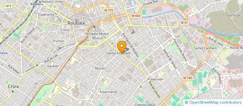 localisation de l'entreprise INTERNATIONAL FULL SUPPORT à ROUBAIX
