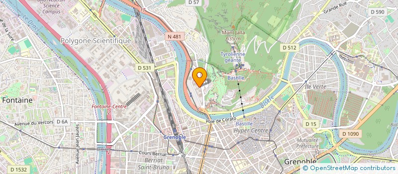 localisation de l'entreprise INTERNATIONAL GARAGE  GRENOBLE