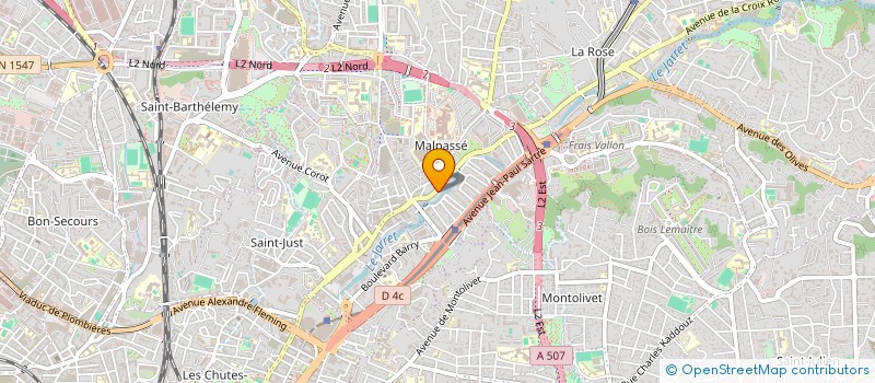 localisation de l'entreprise INTERNATIONAL GARAGE LOCATION à MARSEILLE