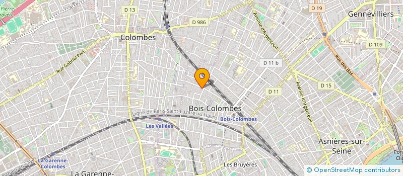 localisation de l'entreprise INTERNATIONAL GARDEZI TRAVELLERS à BOIS-COLOMBES