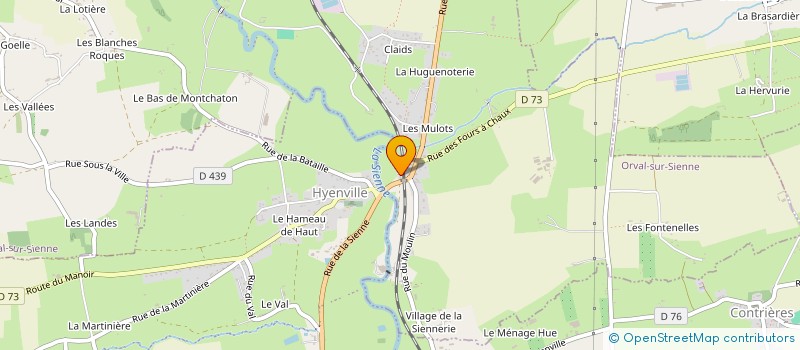 localisation de l'entreprise INTERNATIONAL GROOMING SOCIETY  ORVAL SUR SIENNE