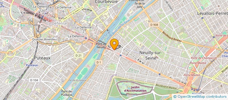 localisation de l'entreprise INTERNATIONAL GROUP PROMOTION à NEUILLY-SUR-SEINE