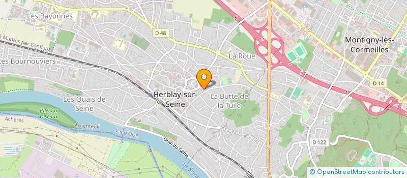localisation de l'entreprise INTERNATIONAL IMPACT à HERBLAY-SUR-SEINE