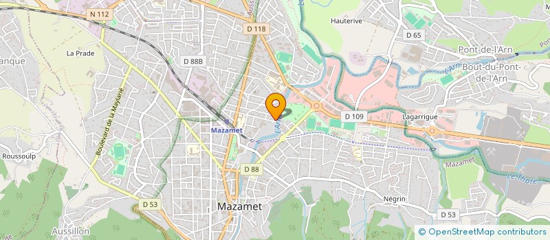 localisation de l'entreprise INTERNATIONAL INNER WHEEL CLUB DE MAZAMET  MAZAMET