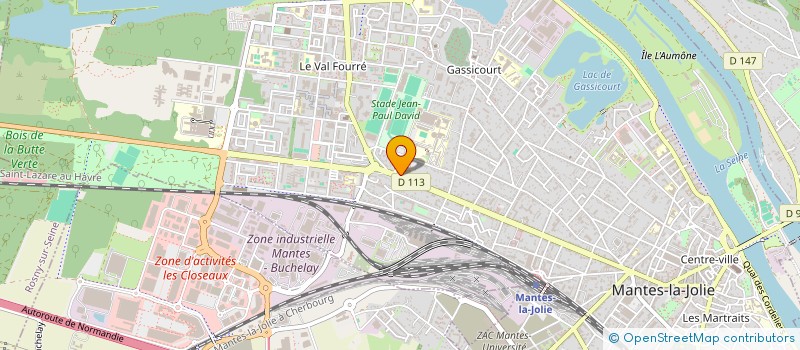 localisation de l'entreprise INTERNATIONAL INNER WHEEL CLUB DE VEXIN SEINE  MANTES-LA-JOLIE