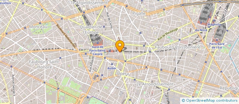 localisation de l'entreprise INTERNATIONAL J.C.P.  PARIS