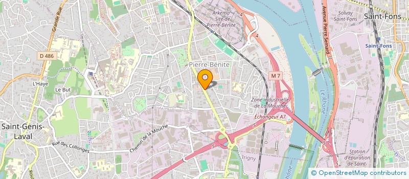 localisation de l'entreprise INTERNATIONAL JET DOCUMENTS  OULLINS-PIERRE-BENITE