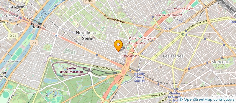 localisation de l'entreprise INTERNATIONAL JKS SPORT à NEUILLY-SUR-SEINE