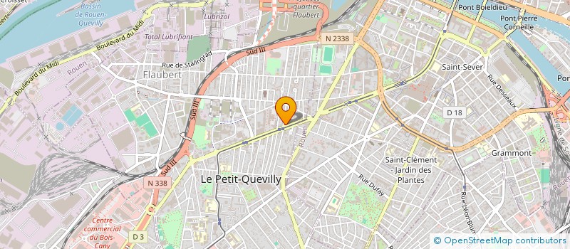 localisation de l'entreprise INTERNATIONAL LOGISTIC SURVEY  LE PETIT-QUEVILLY