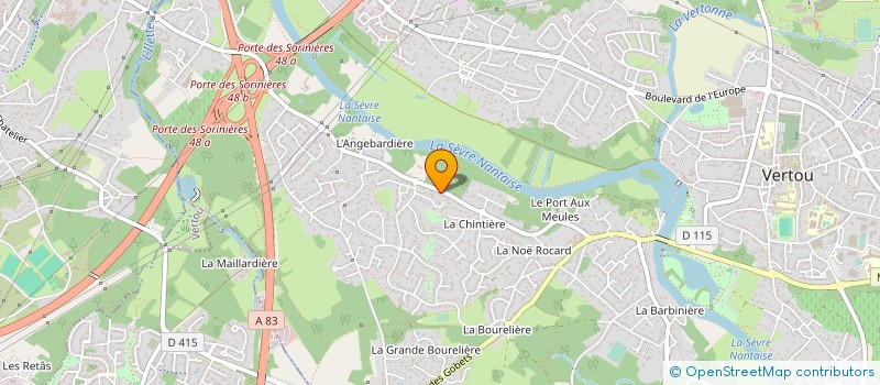 localisation de l'entreprise INTERNATIONAL MAGNOLIA COMPANY  VERTOU