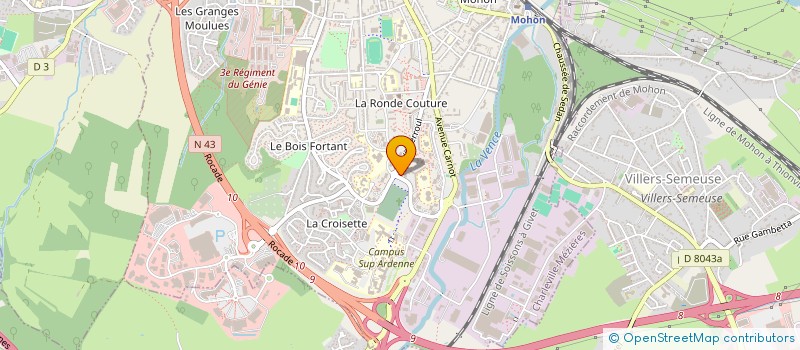 localisation de l'entreprise INTERNATIONAL MANAGEMENT AND CONSULTING à CHARLEVILLE-MEZIERES