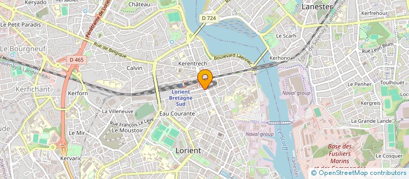 localisation de l'entreprise INTERNATIONAL MARKETING BUSINESS  LORIENT