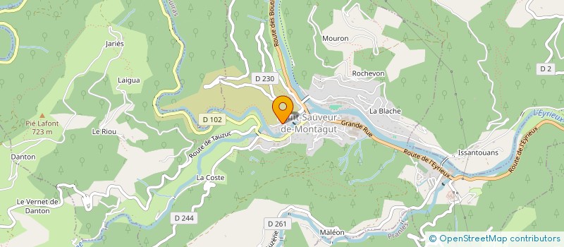 localisation de l'entreprise INTERNATIONAL MATCH RACING PLAISANCE à SAINT-SAUVEUR-DE-MONTAGUT