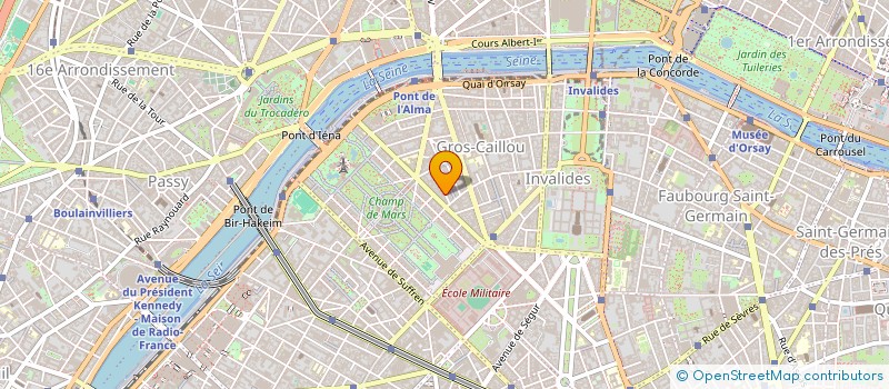 localisation de l'entreprise INTERNATIONAL MEAT COMPANY à PARIS