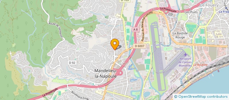 localisation de l'entreprise INTERNATIONAL MEDIA COMMUNICATION  MANDELIEU-LA-NAPOULE