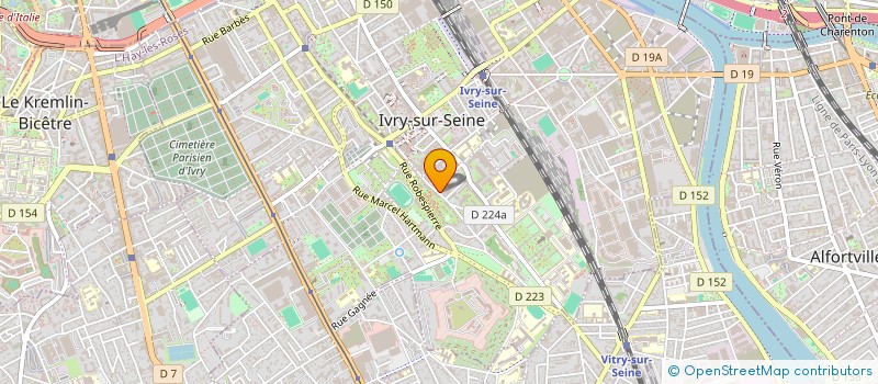 localisation de l'entreprise INTERNATIONAL MEDICAL TRADING  IVRY-SUR-SEINE