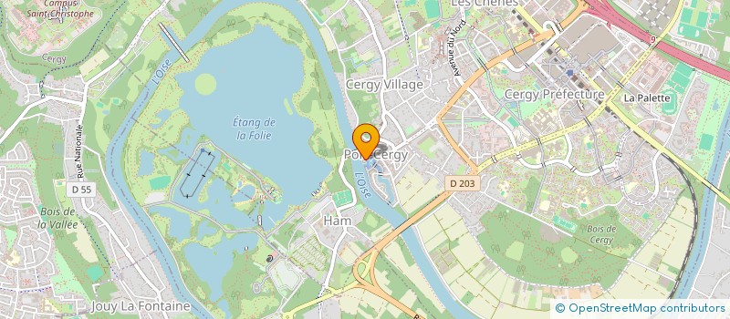 localisation de l'entreprise INTERNATIONAL MERCHANDISING MARKETING  CERGY