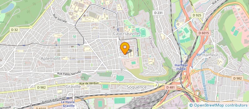 localisation de l'entreprise INTERNATIONAL MOTORS M.A à LE HAVRE