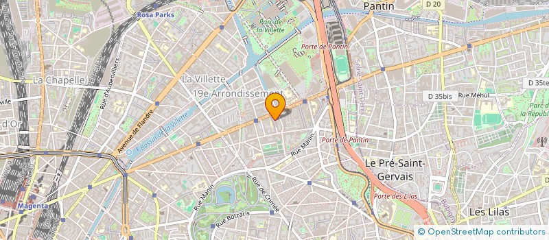 localisation de l'entreprise INTERNATIONAL MOUKETE  PARIS