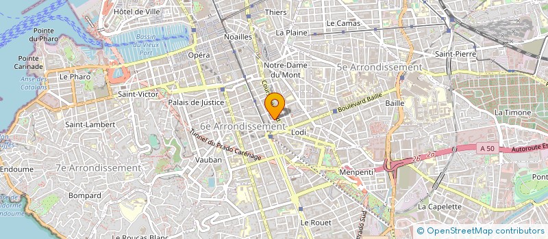localisation de l'entreprise INTERNATIONAL MOVERS à MARSEILLE