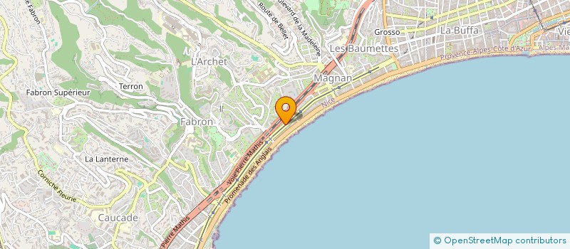 localisation de l'entreprise INTERNATIONAL MUSIC RIVIERA  NICE