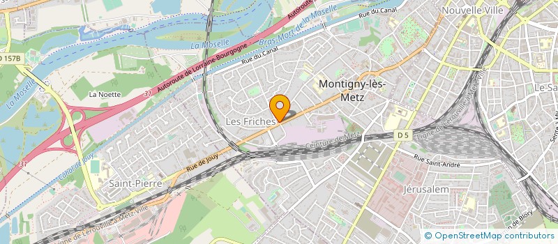 localisation de l'entreprise INTERNATIONAL OPTIC COMPAGNY FRANCE  MONTIGNY-LES-METZ