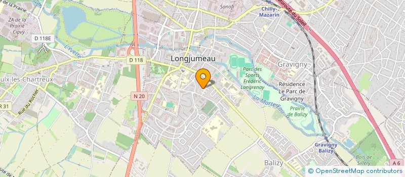 localisation de l'entreprise INTERNATIONAL PIECES AUTOMOBILES  LONGJUMEAU