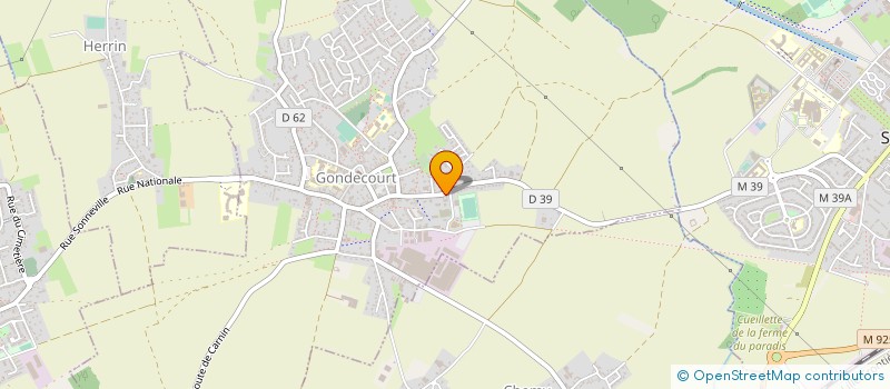 localisation de l'entreprise INTERNATIONAL PNEUS SERVICE à GONDECOURT