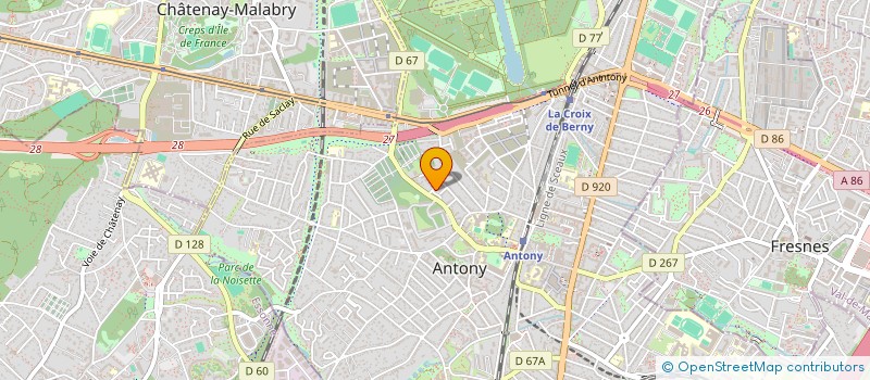 localisation de l'entreprise INTERNATIONAL PRIVATE FLIGHT à ANTONY