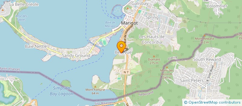 localisation de l'entreprise INTERNATIONAL RENTAL COMPANY  SAINT MARTIN