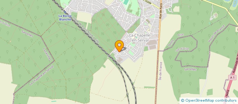 localisation de l'entreprise INTERNATIONAL SALES AGENCY  LA CHAPELLE-EN-SERVAL